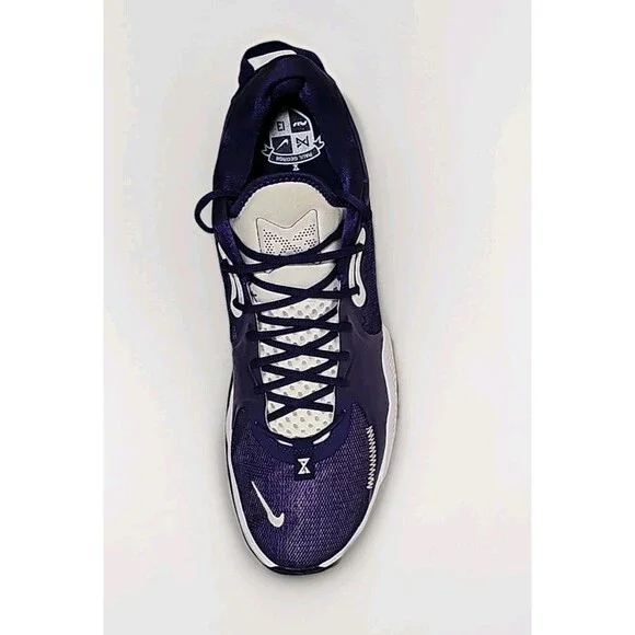 New 17.5 Nike PG 5 TB Paul George Basketball Shoes Purple / White DM5045-502 Men - Picture 7 of 13